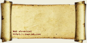 Velislava Dedinac vizit kartica